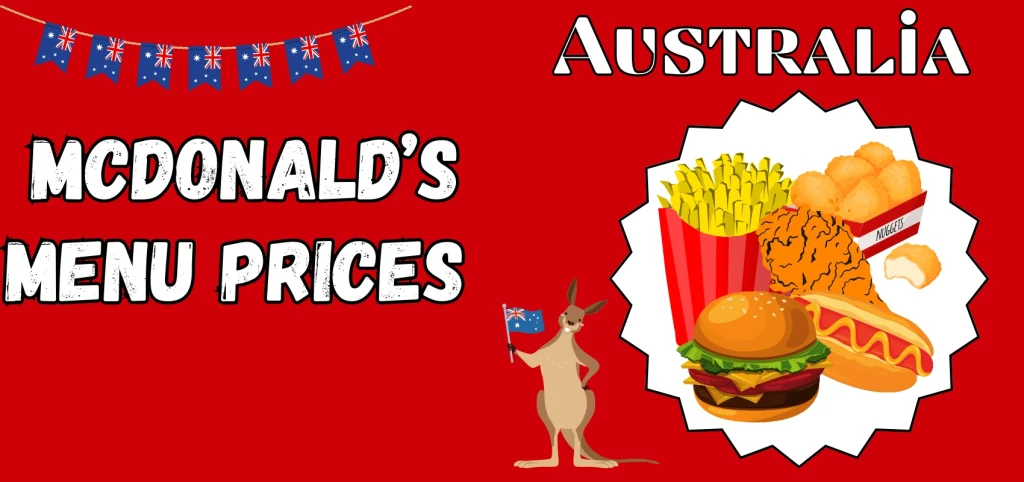McDonald's Menu Prices Australia