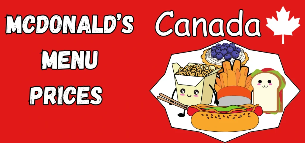 McDonald's Menu With Prices Canada
