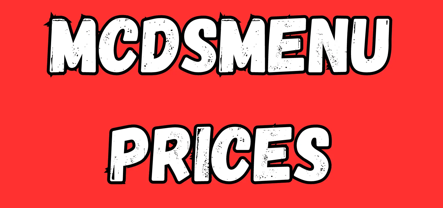 mcds menu prices